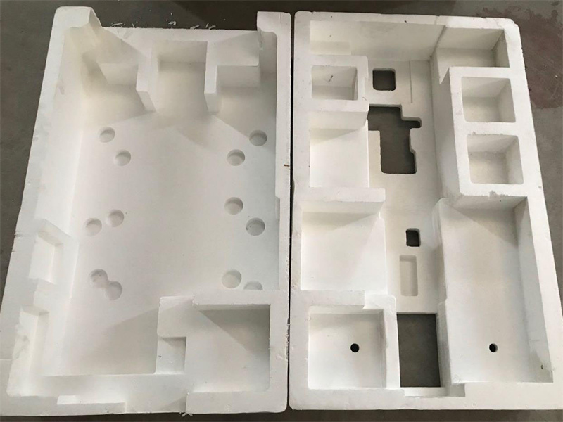 EPE vegetable and fish foam boxes making machine (2)